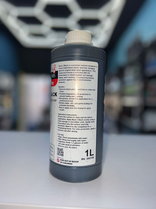 MB Labs back to Black 1l ( Trim and Plastic Restorer ) 1l
