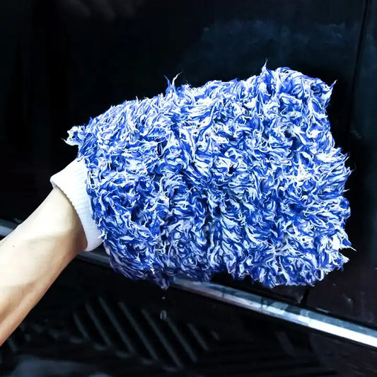 Leadmax Wash Mitt Blue
