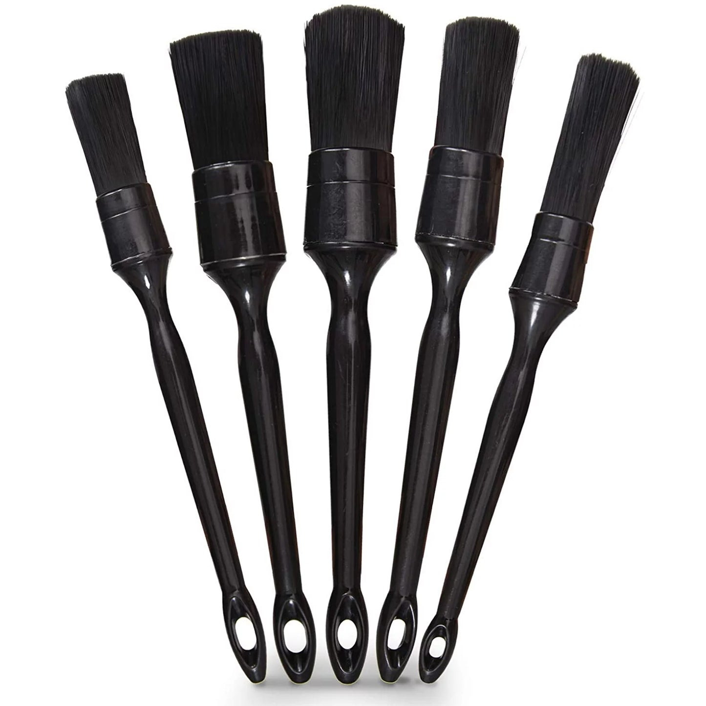 5 In 1 Detailing Brush Set Black