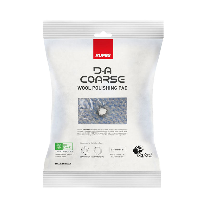 Rupes DA Wool Precision Polishing Pro Coarse Pad 130mm