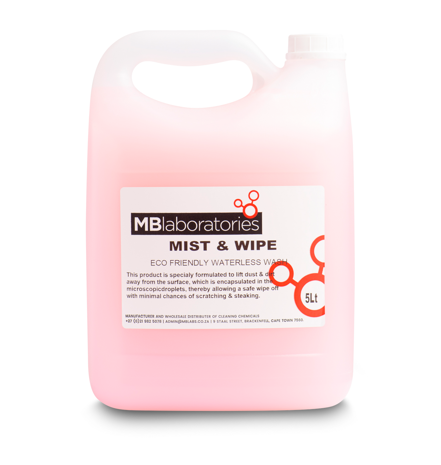 MB Labs Mist and Wipe 5l