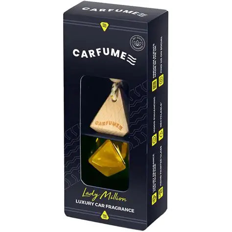 Carfume - Hanging air freshener - 5.0ml - Lady Million