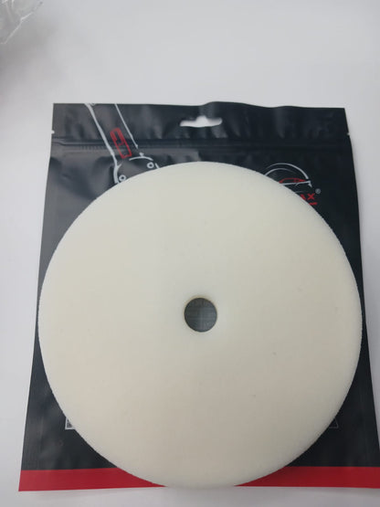 Leadmax 5" Beveling Edge White Heavy Cutting Pad