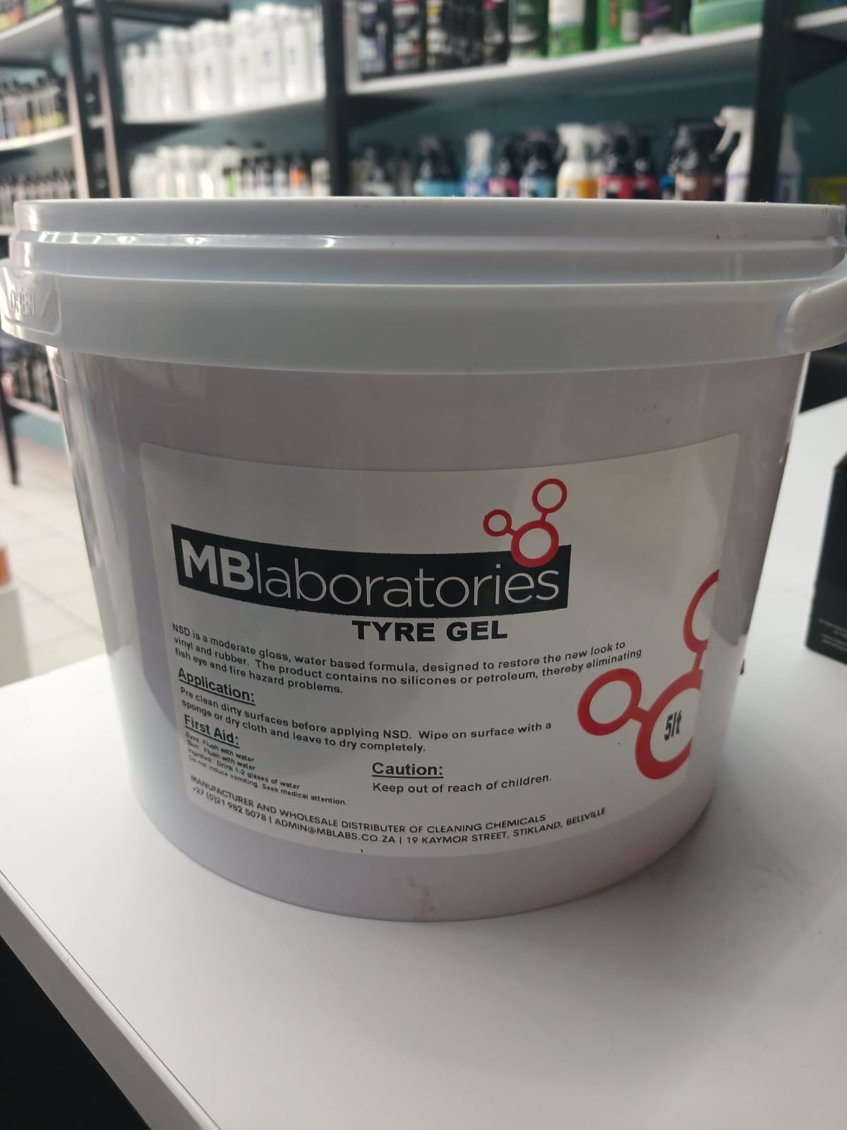 MB Labs Tyre Gel 5l