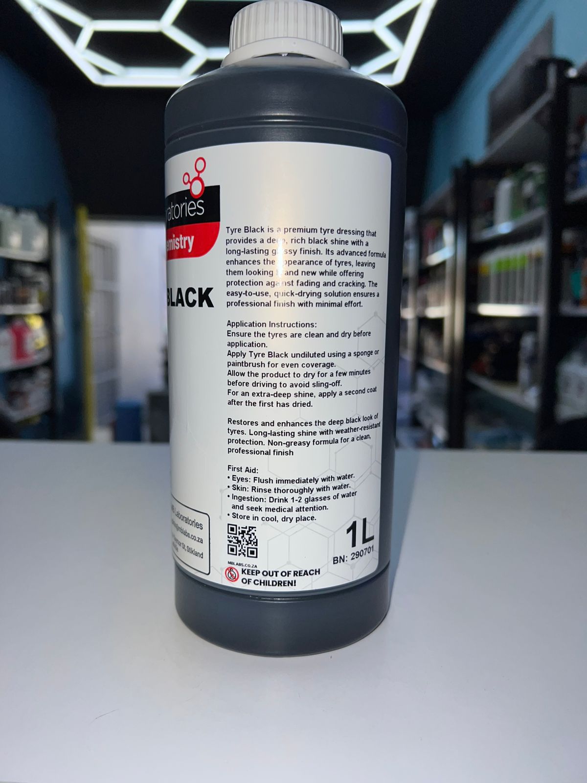 MB Labs Tyre Black (Tyre Dressing) 1l