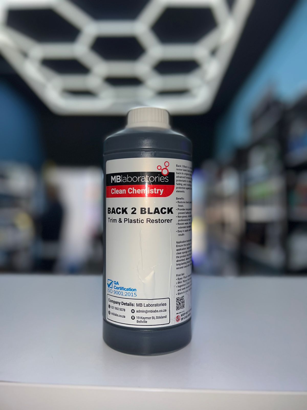 MB Labs back to Black 1l ( Trim and Plastic Restorer ) 1l