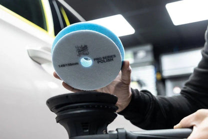 medium cut polishing pads 5 inch by auto finesse being used for paint correction 