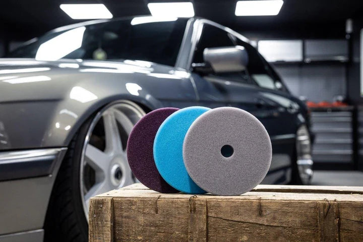 finishing polishing pads 5 inch by auto finesse used for high gloss finish and final stage paint correction