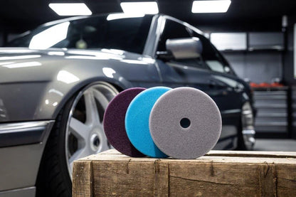 finishing polishing pads 5 inch by auto finesse used for high gloss finish and final stage paint correction