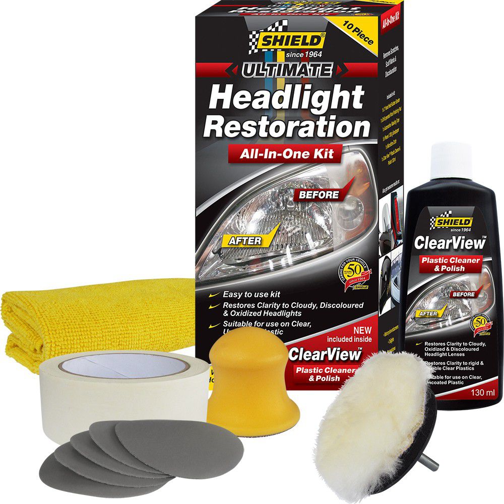 Shield headlight Restoration Kit