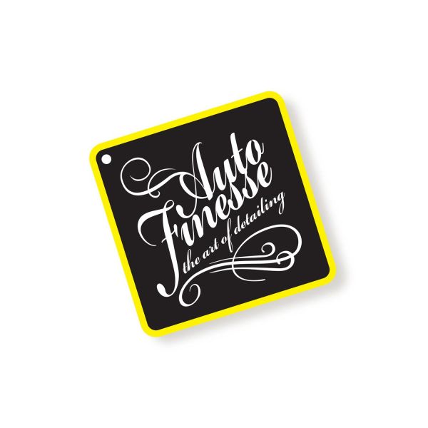 lemon sherbet car air freshener by auto finesse hanging inside car interior long lasting fragrance