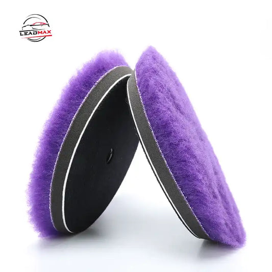 Leadmax Purple Wool polishing pad 5"