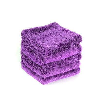 Purple 1200GSM Plush Towel 50x70