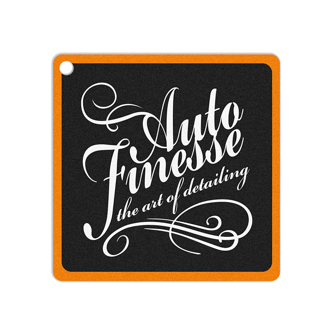 tropical tango car air freshener by auto finesse hanging inside car interior long lasting fragrance