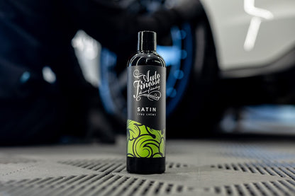 Using tyre dressing by Auto Finesse for a satin finish