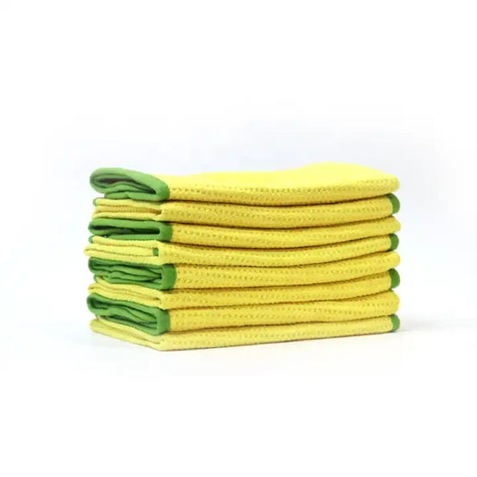 Yellow 400 GSM Glass Towel 40x40